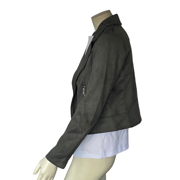 BB DAKOTA X STEVE MADDEN - Faux Suede Moto Jacket - Picture 6 of 8